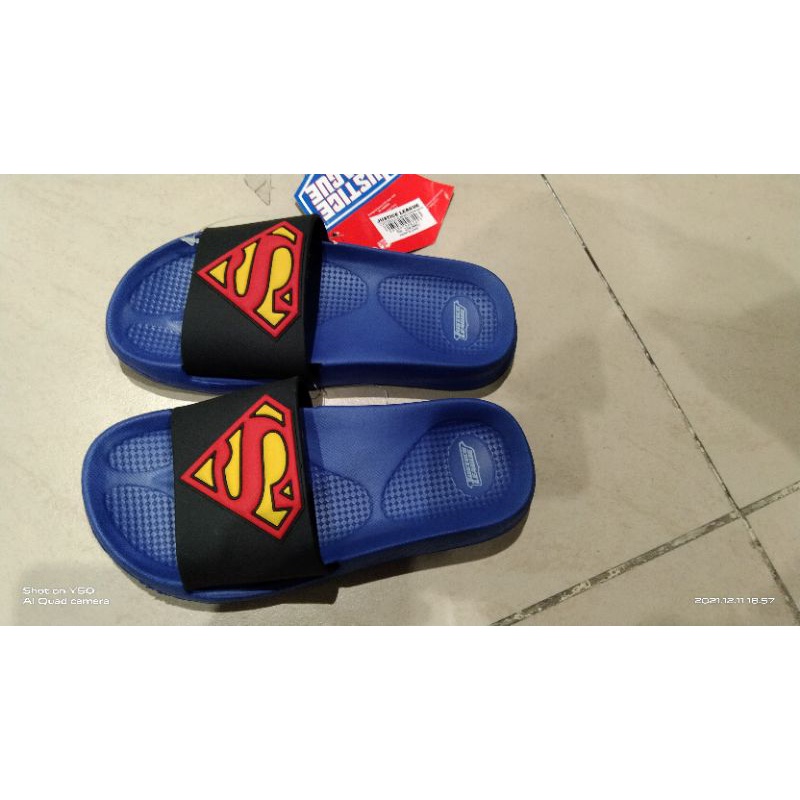 SANDAL SELOP JUSTICE LEAGUE ANAK COWOK ORIGINAL