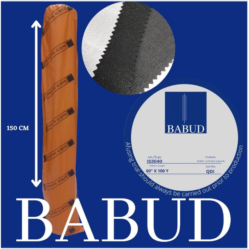 BABUD Trikot Salur IS 3040 Untuk Batik Dan Blouse Babud Interlining