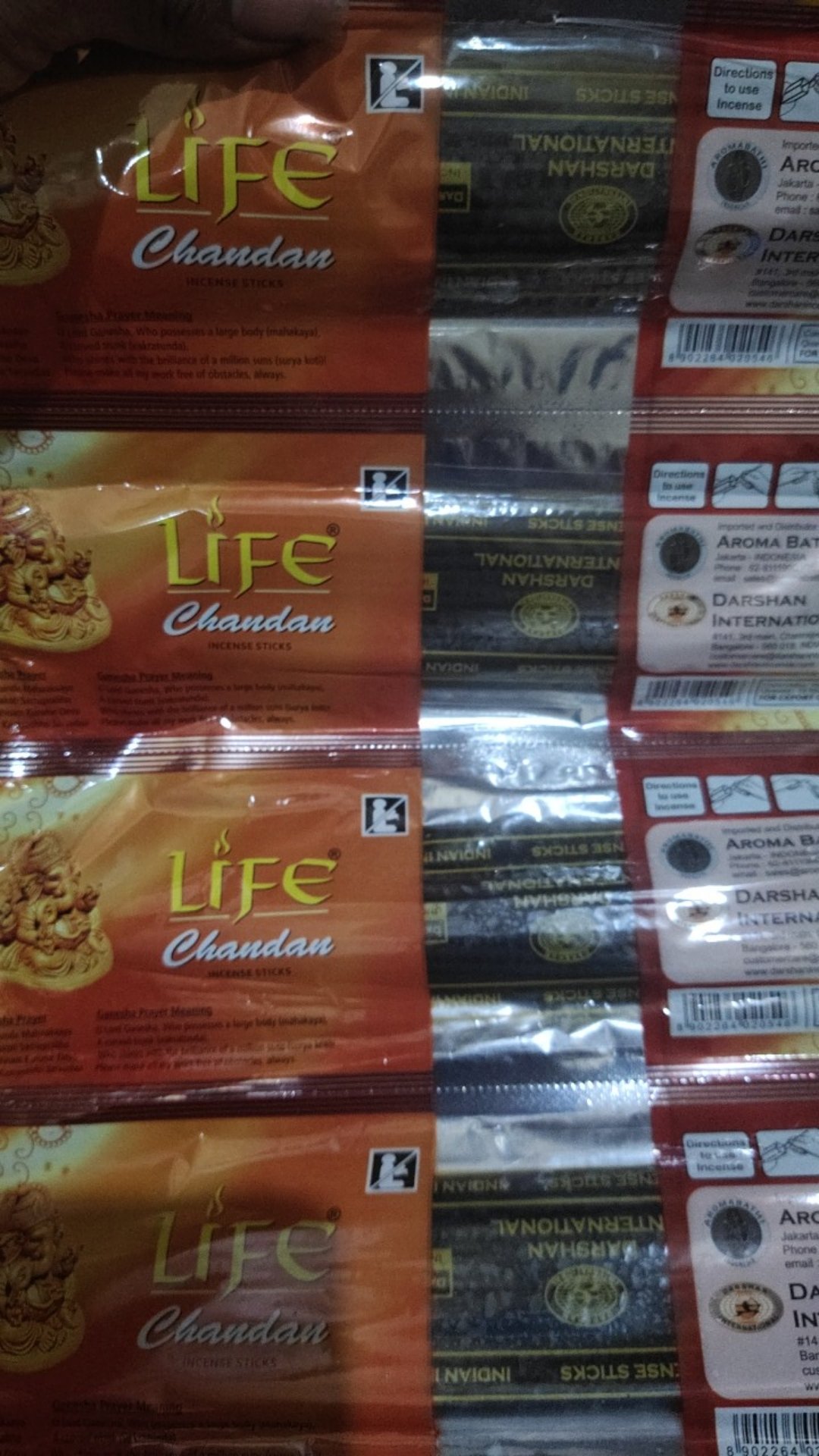 Dupa Hio Cendana Chandan Renteng Isi 35 Batang By Darshan Life India