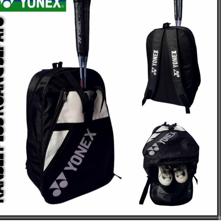 Terbaru.. TAS RAKET RANSEL YY RS BADMINTON BULU TANGKIS