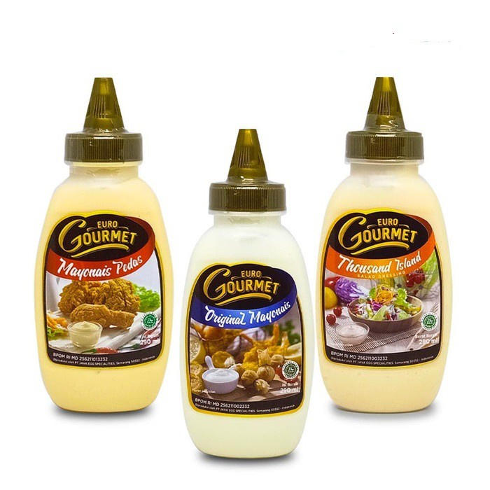 Euro Gourmet Mayonaise Botol 290 ml - MS