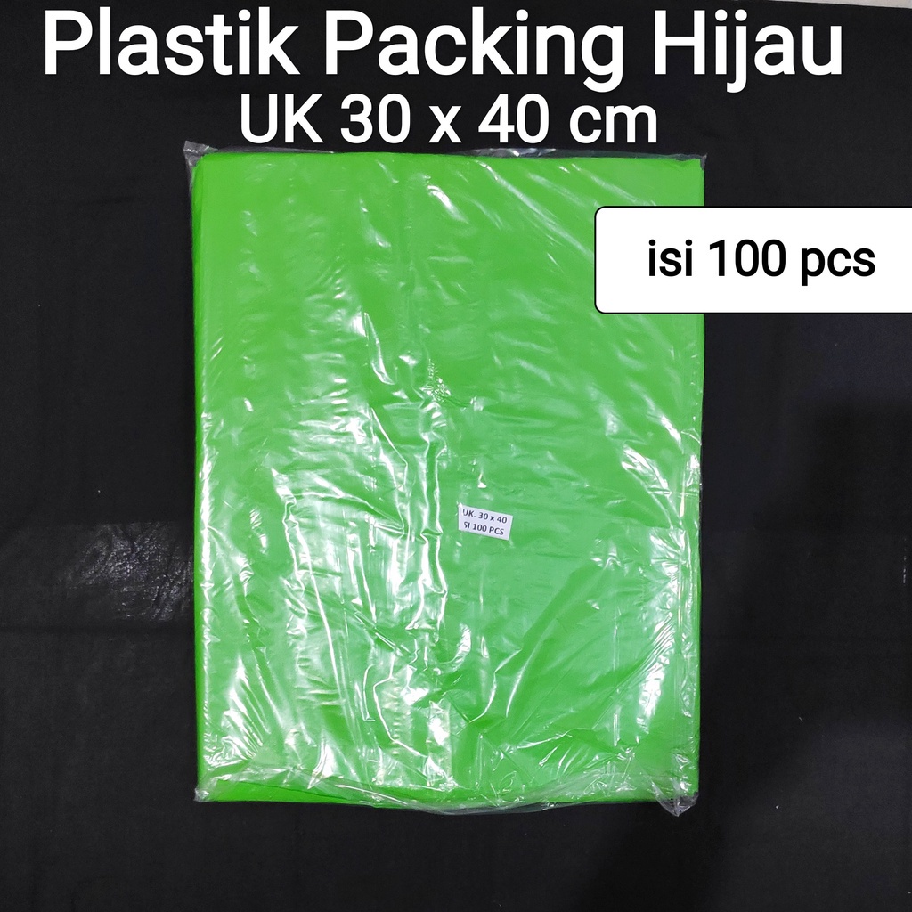 HD Packing Polos uk 30x40 (isi 10bks) kantong plastik baju - kantong bungkus Paket