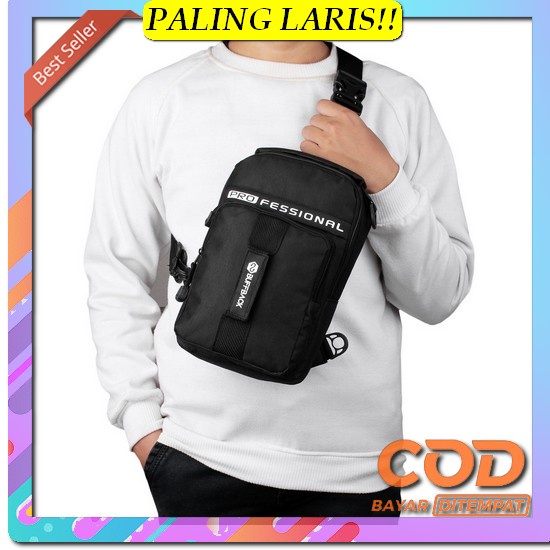 Tas Slempang Pria Waisbag Cowok Casual 2022 Modern Terbaru Slempang Pr Tas Selempang Slingbag Buffba