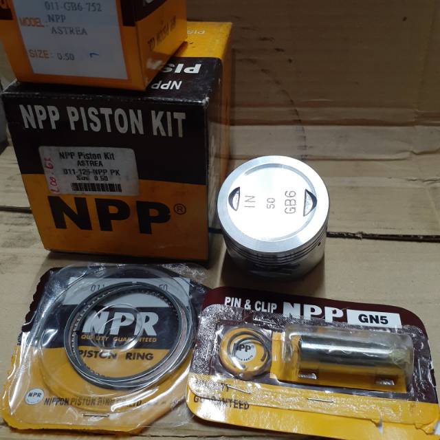 Piston kit astrea oversize 50 npp