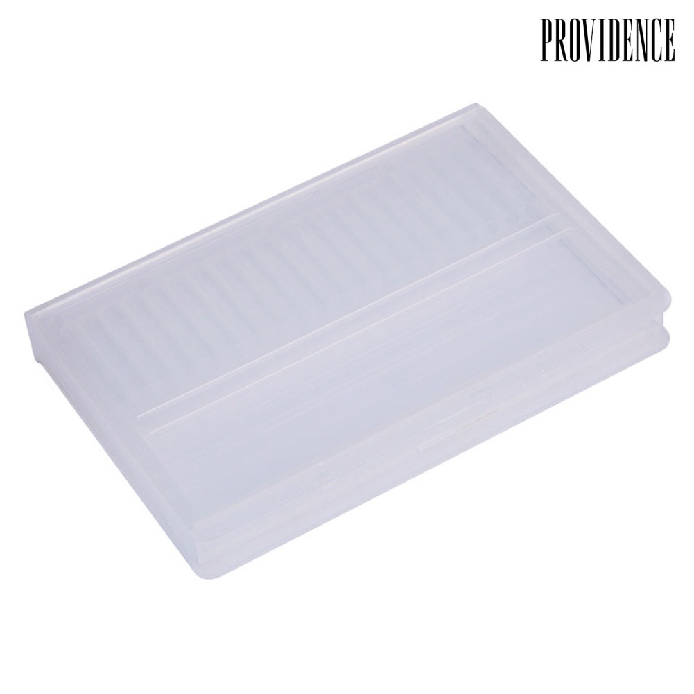 Providence 20 Holes Nail Drill Bits Storage Box Container Holder Display Organizer Case