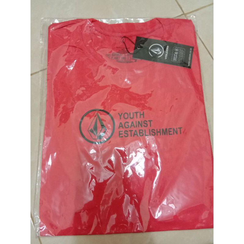 Kaos Volcom Lengan Pendek Pria