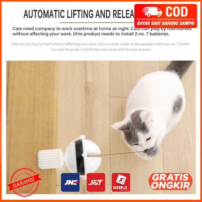 Mainan Kucing Automatic Pet Lifting Toys Cat Ball