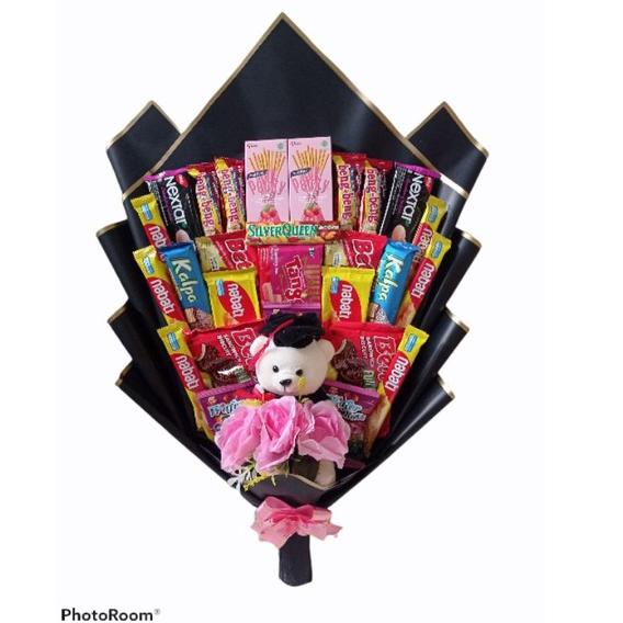 

[KODE IHQWY] BUCKET Snack / Snack bauquet besar, sidang, wisuda, ultah, kado hadiah, POCKY P17