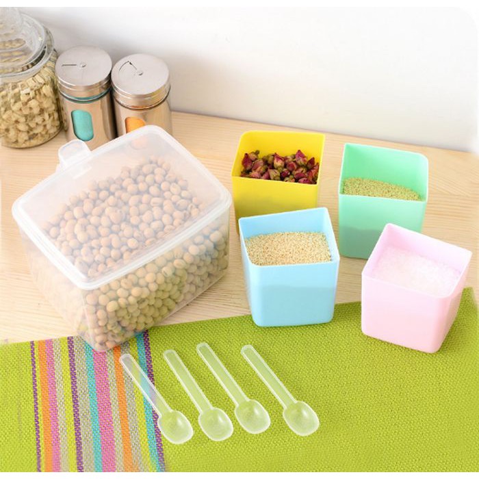 Unik Supplier Tempat bumbu SQUARE Toples bumbu Serbaguna 1149 Diskon