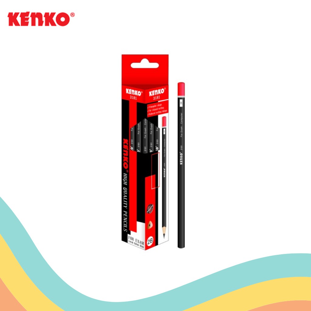 

PENSIL 2B KENKO 3181 TRIANGULAR (12 PCS)