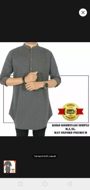 Kurta Pakistan Pria - Atasan Muslim Pria