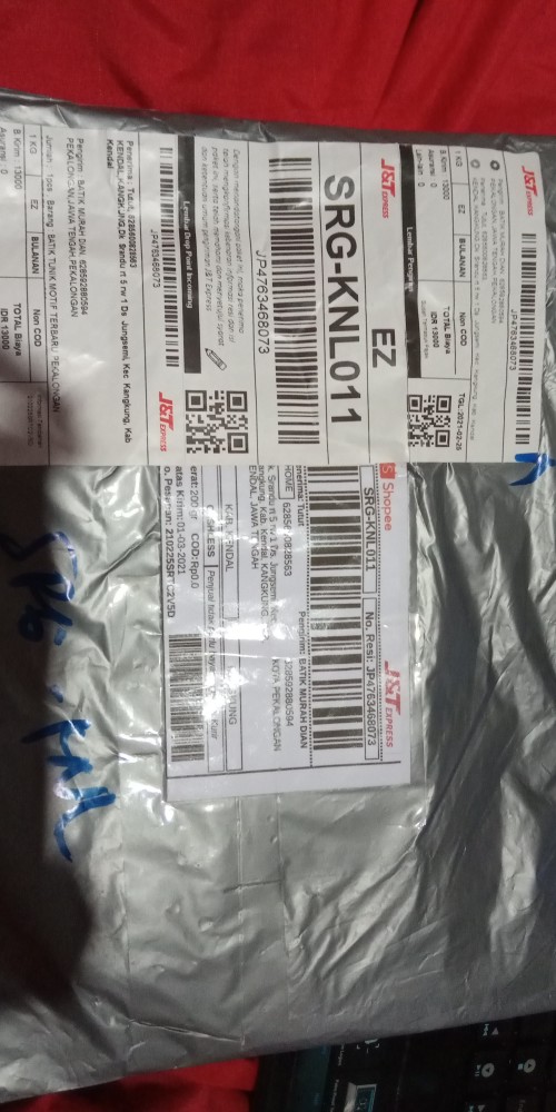 Batik Tunik Motif Terbaru Pekalongan Original Zipper M L Xl Xxl Xxxl Td 268