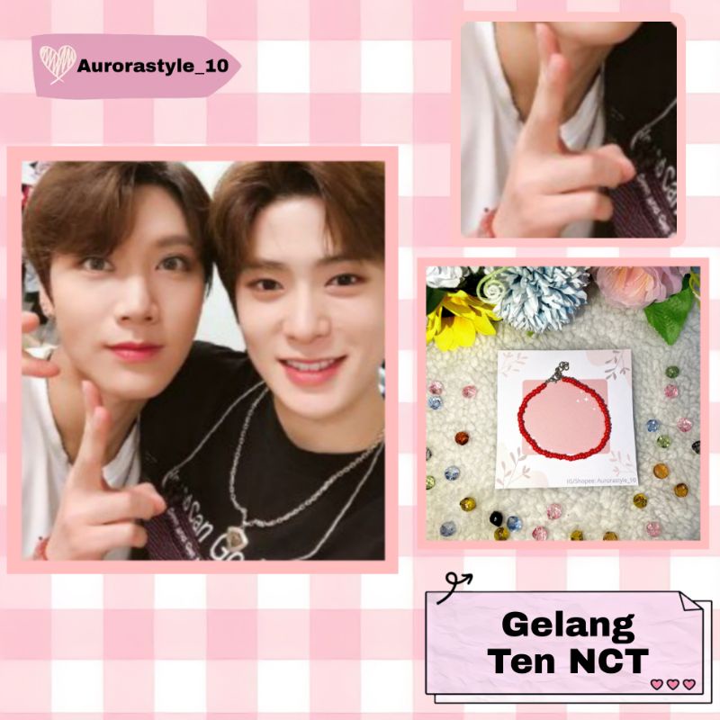 NCT Ten Bead Accessories / Aksesoris Manik Ten NCT / Kalung / Gelang / Cincin / Korean Style