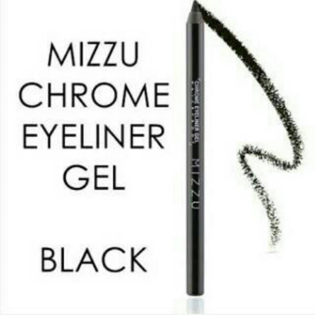 Mizzu Eyeliner Chrome Gel Waterproof Carbon Black