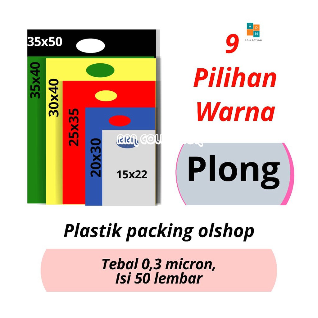 PLASTIK PACKING ADA PLONG UK. 35x40 tebal 0,3 mikron/plastik packing olshop/plastik packing baju