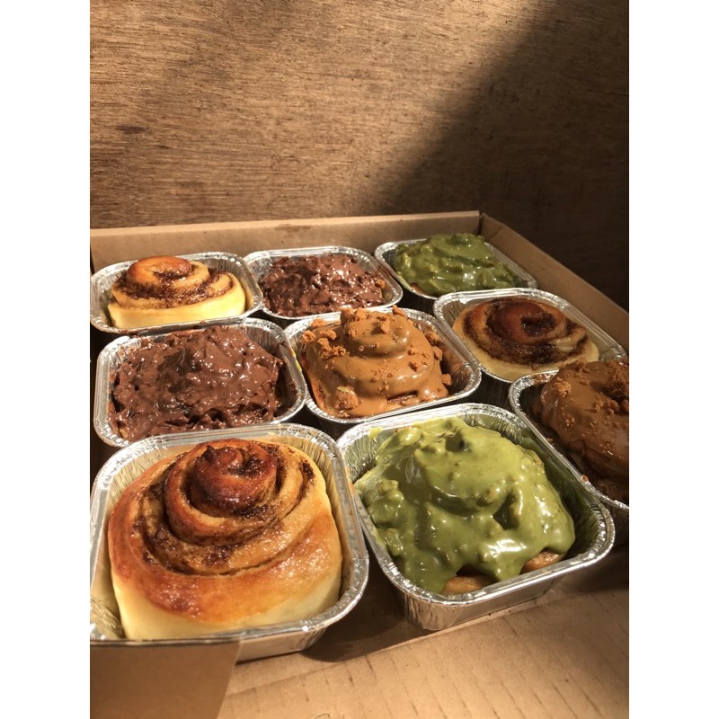 

cinnamon rolls 9 pcs