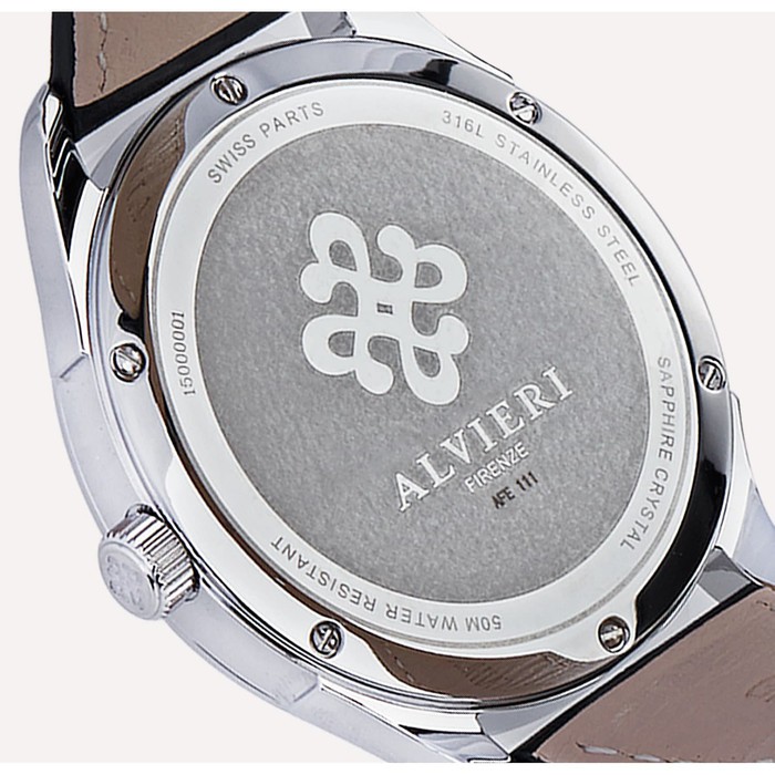 ALVIERI - Firenze Classic - Rose gold case 40mm Black(AFE 114)