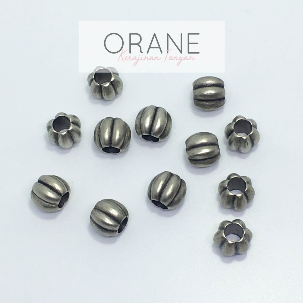 Bahan Aksesoris Kalung Anting Gelang DIY - silver