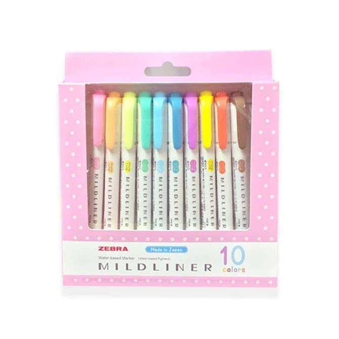 

ZEBRA MILDLINER SET 10