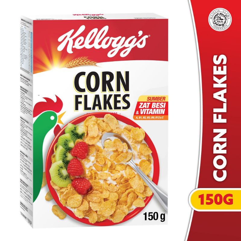 Jual Kelloggs Corn Flakes Cereal 150 Gr | Shopee Indonesia