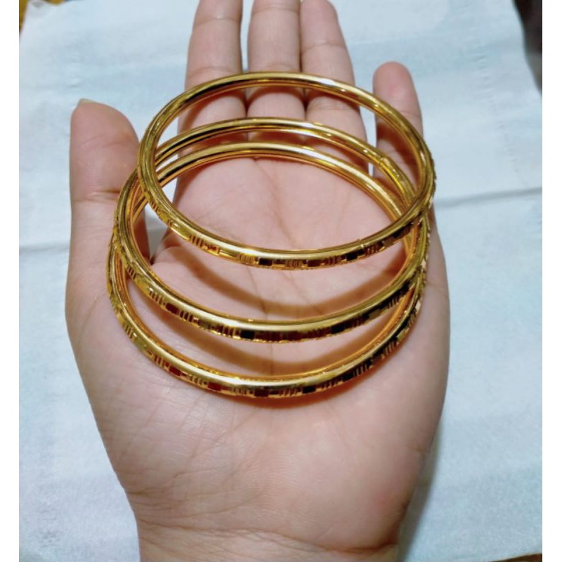 gelang tangan keroncong dewasa isi 3 pcs