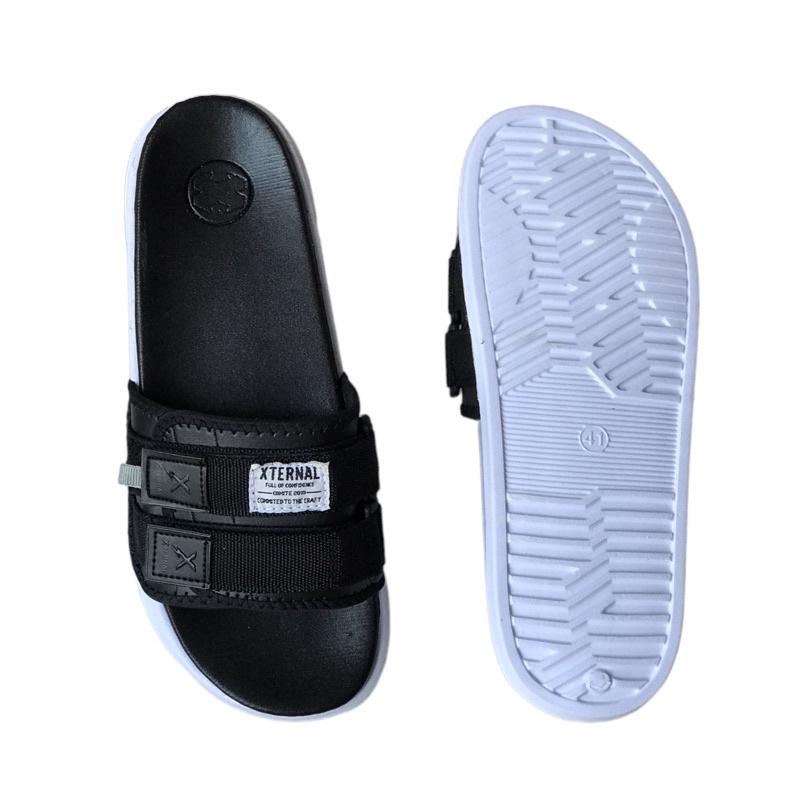 Sandal Xternal Step Sure Hiraeth Black White