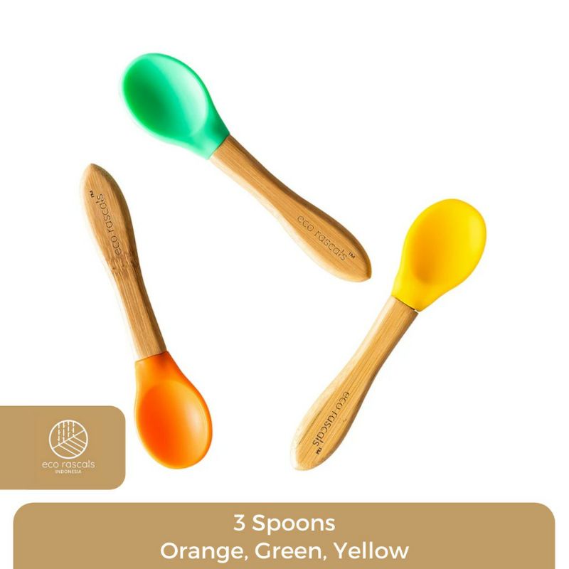 Eco Rascals Bamboo Spoon Set