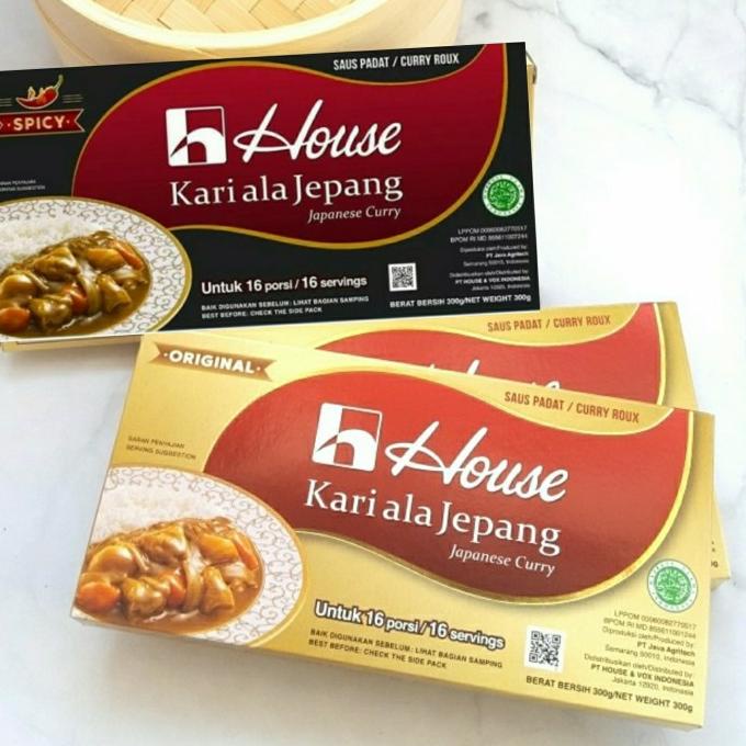 

Kari Ala Jepang House Curry 300gr Original / Spicy Pedas Halal