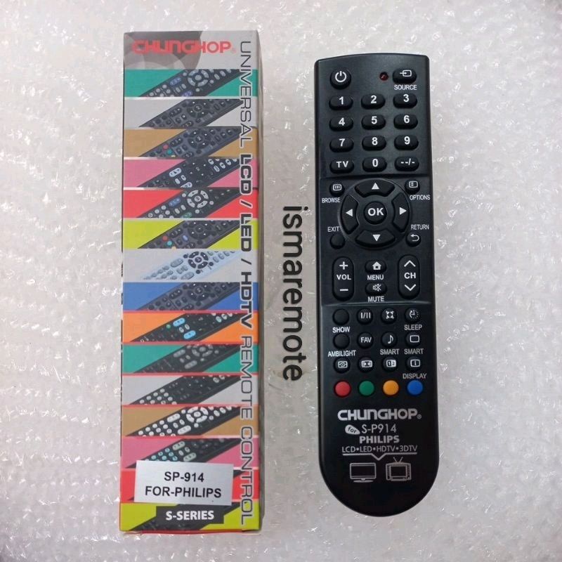 REMOTE REMOT TV PHILIPS LED LCD MULTI UNIVERSAL