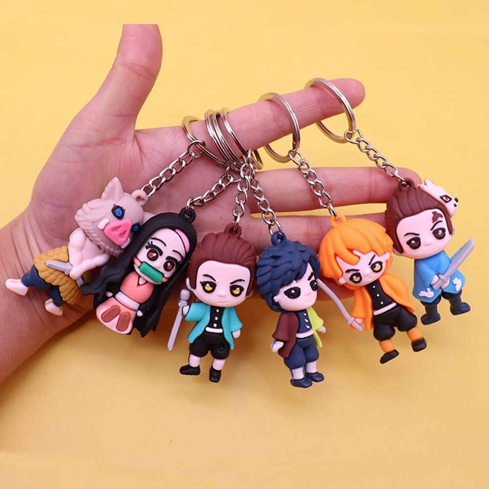 Gantungan Kunci Bentuk Kartun Anime Ghost Slayer