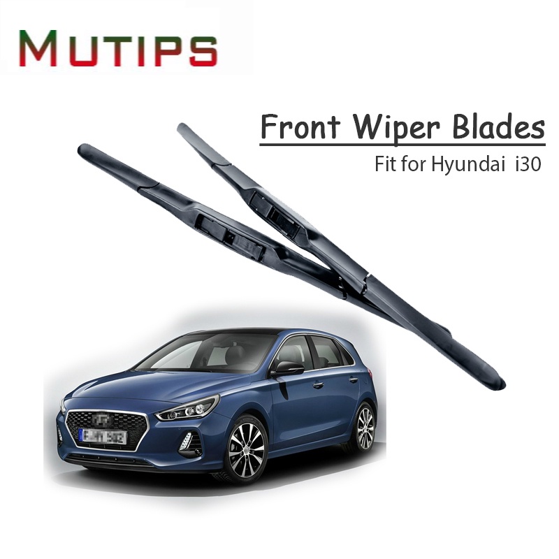 1 Set Karet Wiper Kaca Depan Mobil Untuk Hyundai i30 2017 2016 2015 2014 2013-2004