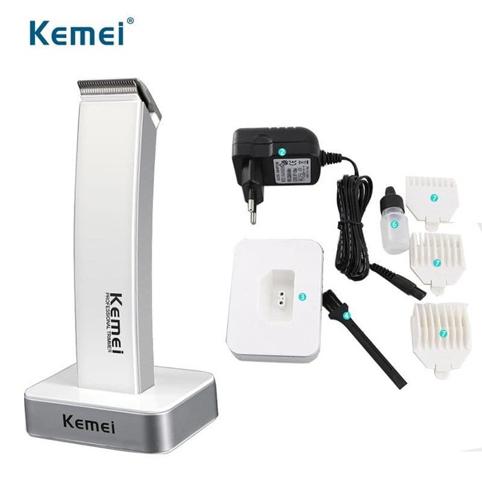 Kemei KM-619 Portable Electric Hair Trimmer Clipper