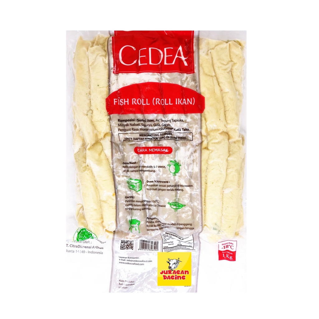 

Cedea fish roll ( 40 pc ) 1 kilo - termurah