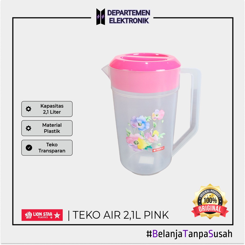 TEKO AIR PLASTIK LION STAR 2,1 LITER