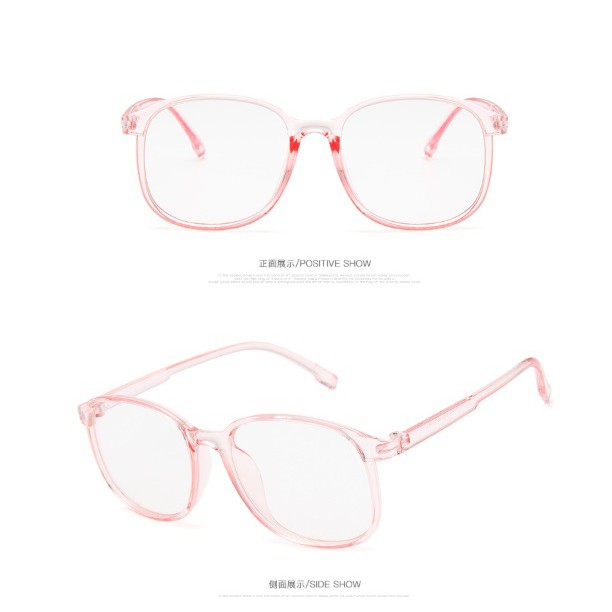 RSB VZ029 Kacamata Anti Radiasi Kacamata Wanita Pria Frame Sunglasses Anti Radiasi Lensa Transparan