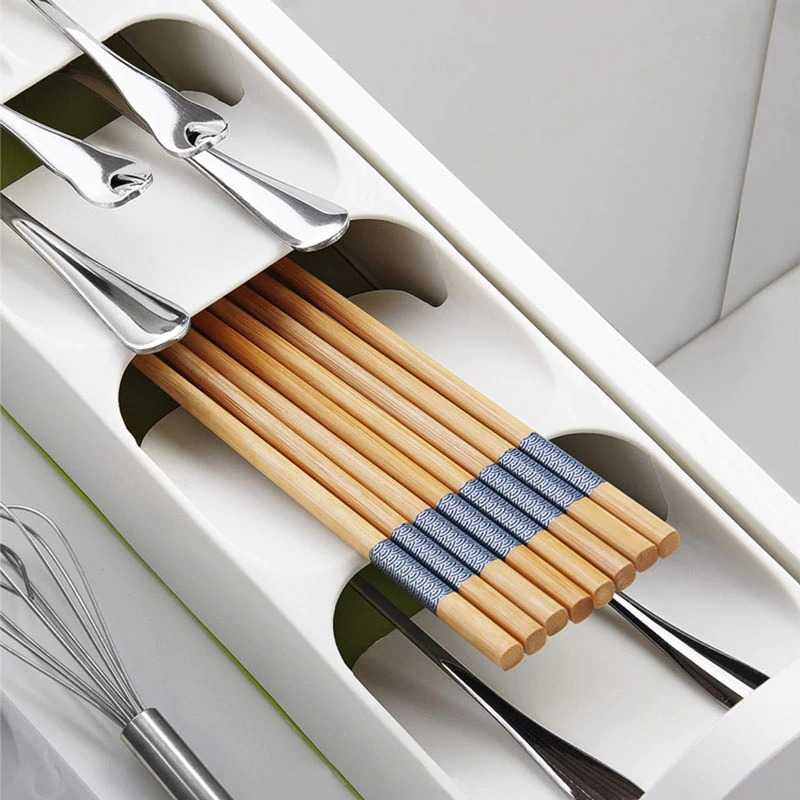 ANHICHEF Rak Organizer Dapur Tempat Sendok Garpu Tableware - PP23