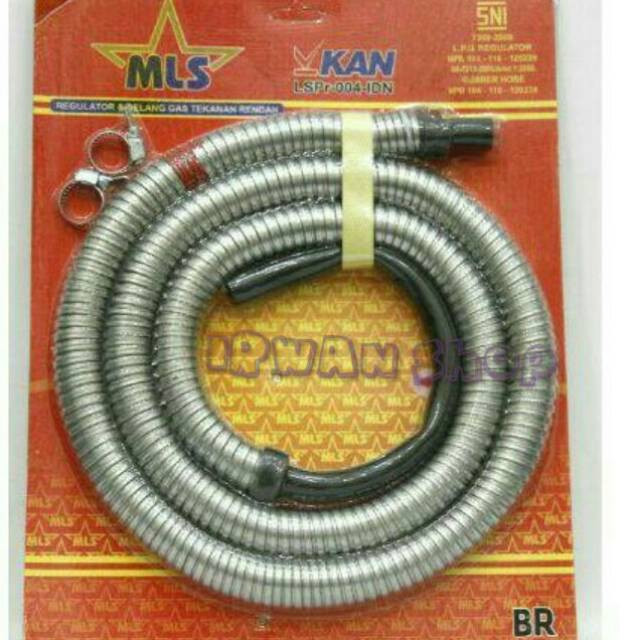 Selang Kompor Gas + Pelindung MLS