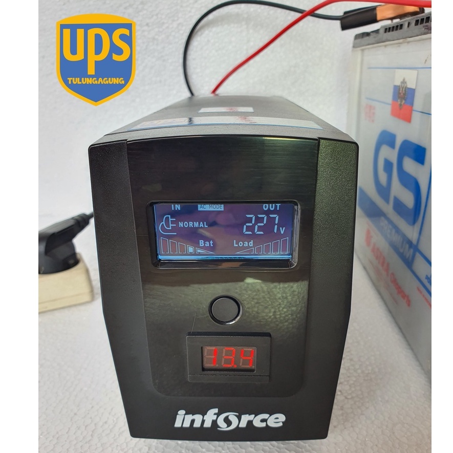 UPS Modifikasi Eksternal Aki 12V Inforce 650VA BARU