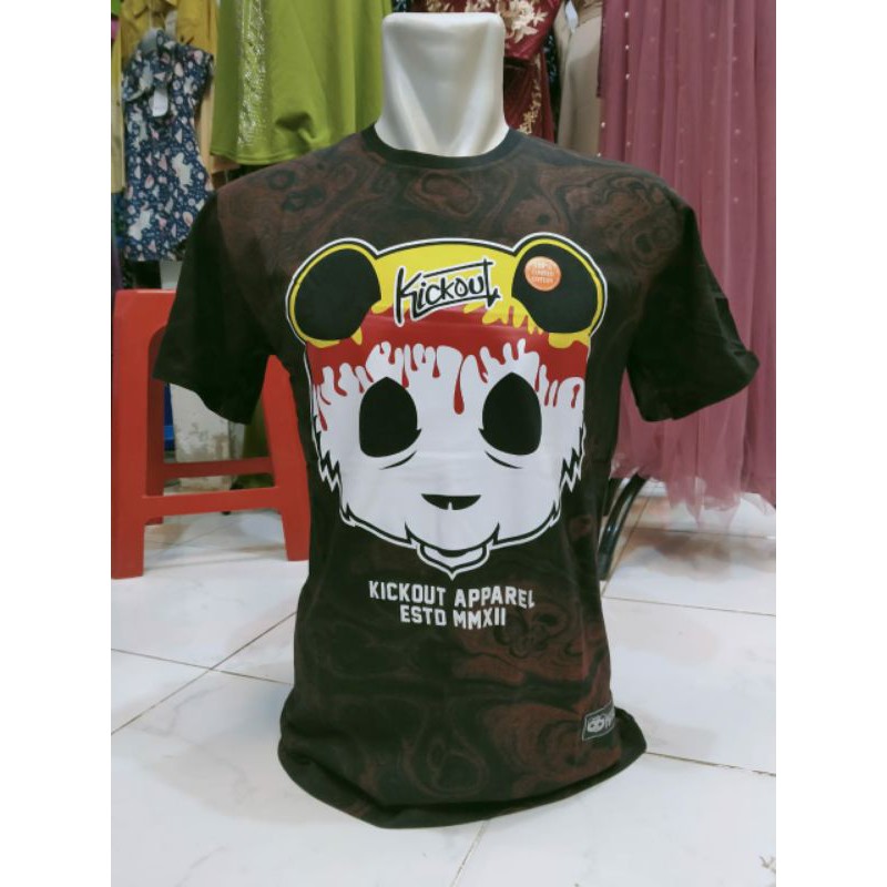 Kaos kickout kaos panda kaos dewasa kickout