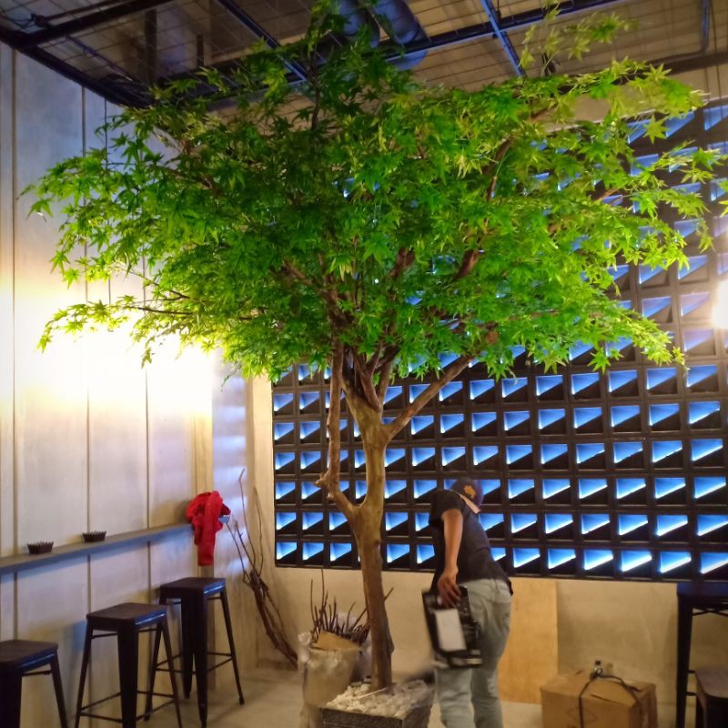 POHON MAPLE JEPANG BESAR POHON ARTIFICIAL DEKORASI
