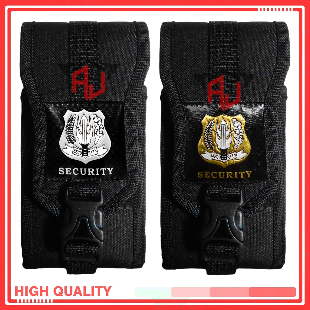 Sarung Hp Security Sarung Hp Pinggang Tactical Logo Security Single Slot