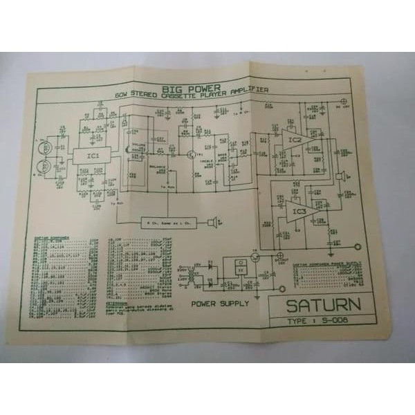 PCB Big Power 60W Stereo Casset S-008