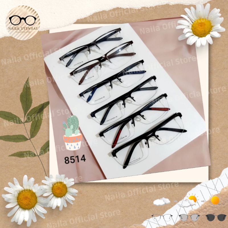 kacamata photocromic minus frame kode 8514