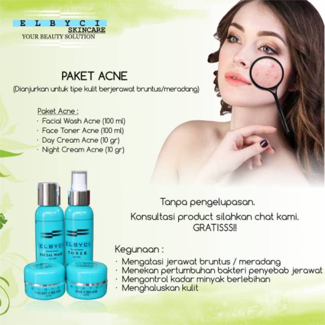 Paket elbyci acne (jerawat bruntus)