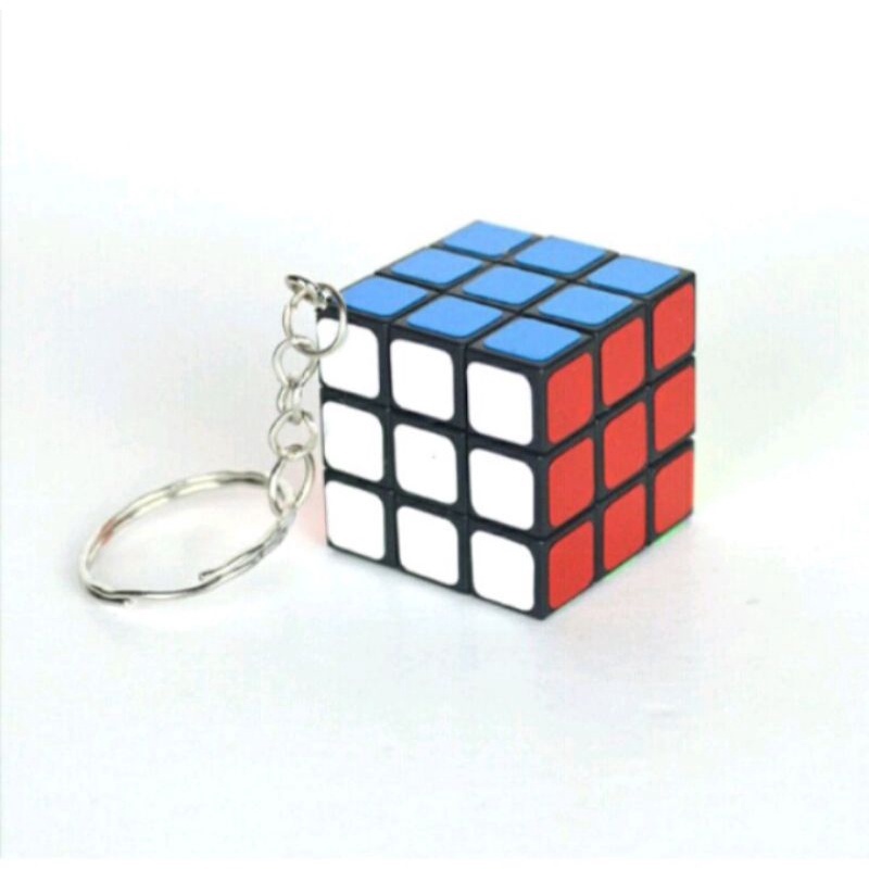 Gantungan kunci rubik 3cm