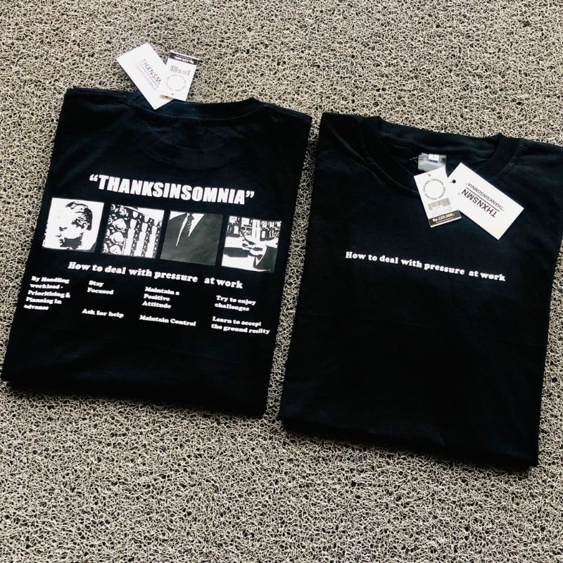 KAOS BAJU T SHIRT PAKAIAN DISTRO THANKSINSOMNIA THANKSOMNIA THANKINSOMNIA THXNSMN PRIA WANITA COD