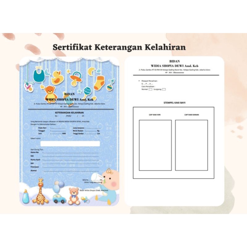 

SERTIFIKAT KETERANGAN KELAHIRAN