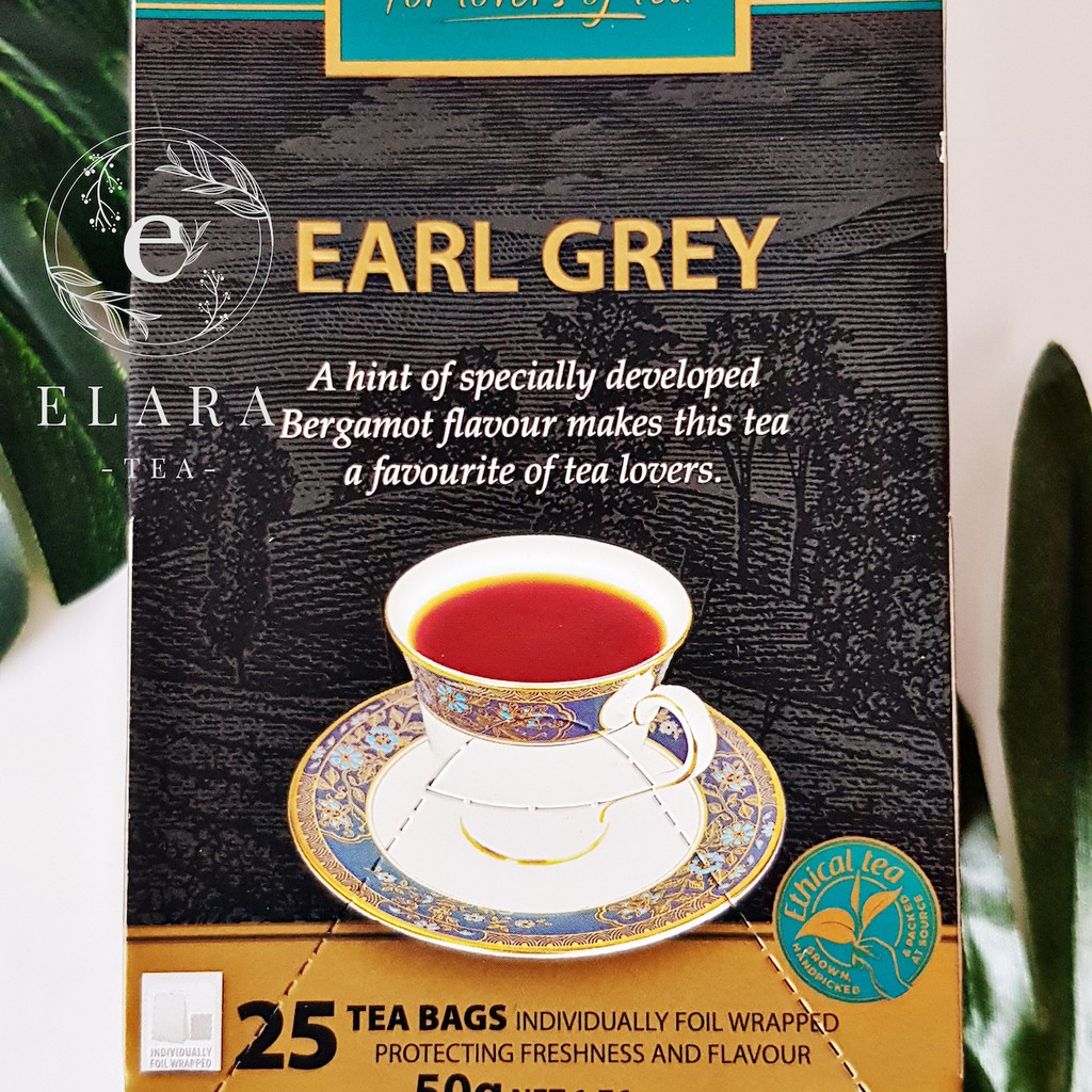 

Dilmah Earl Grey Tea Bags Foil Envelope 2gr Teh Celup Bergamot Premium 2gr