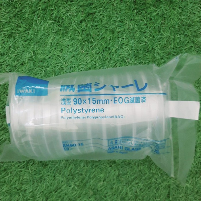 Petri Dish iwaki plastik 90x15 MM