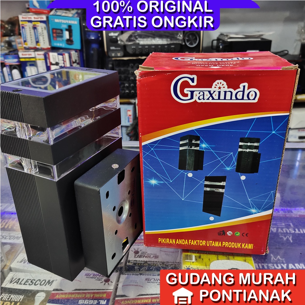 Lampu Dinding Ornamen Hiasan Tiang 1 Mata Lampu GAXINDO